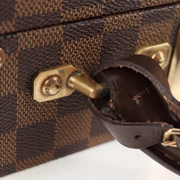 LOUIS VUITTON Damier Ebene Boite Bijou Jewelry Box SPO LV Auth 135955SV - Picture 9 of 15